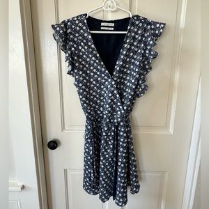 Urban Outfitters ruffle tie waist dress